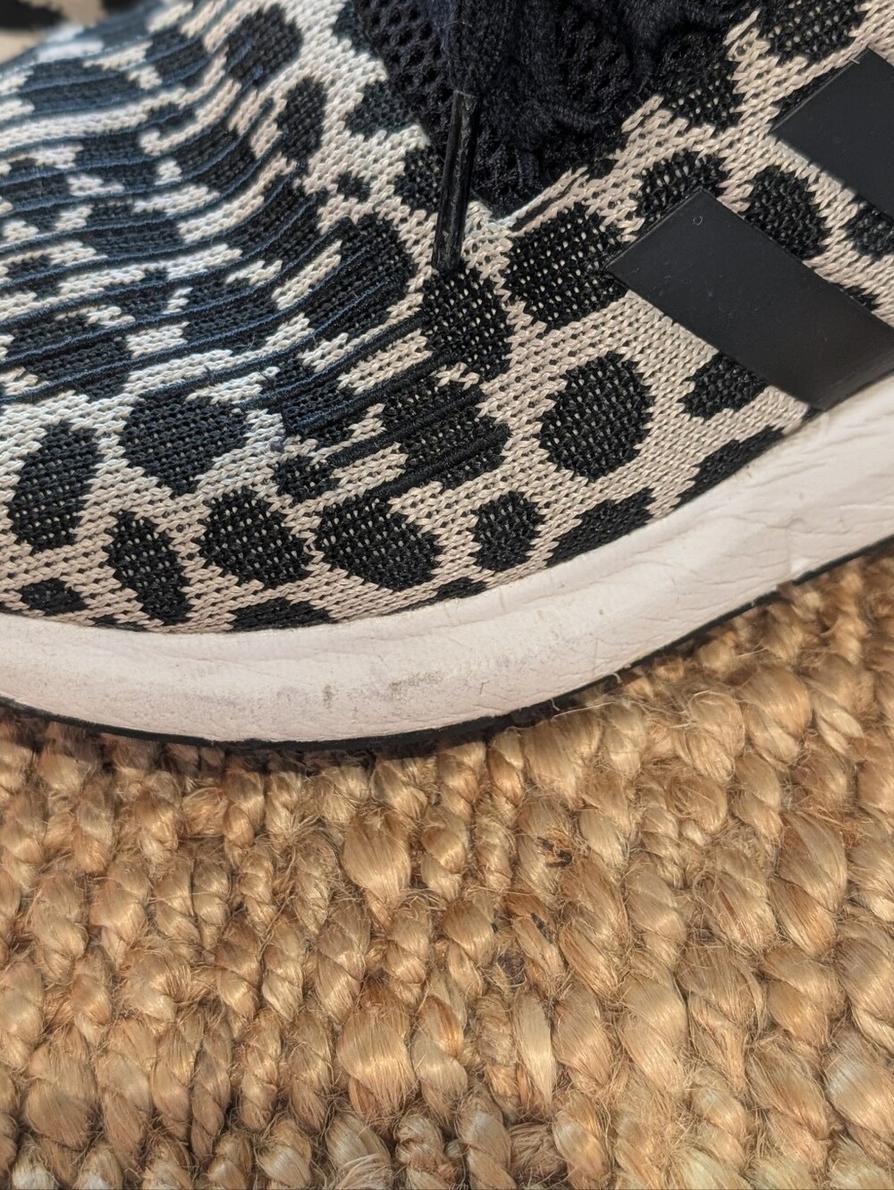Adidas Black and White Leopard Sneakers - REDUCED Shipping🚢 - Picture 7 of 8